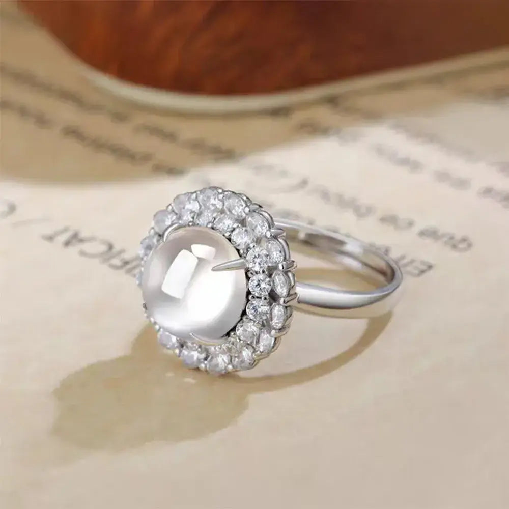 Albite Jade Adjustable Ring