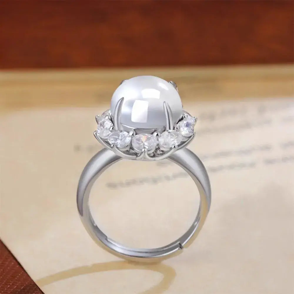 Albite Jade Adjustable Ring