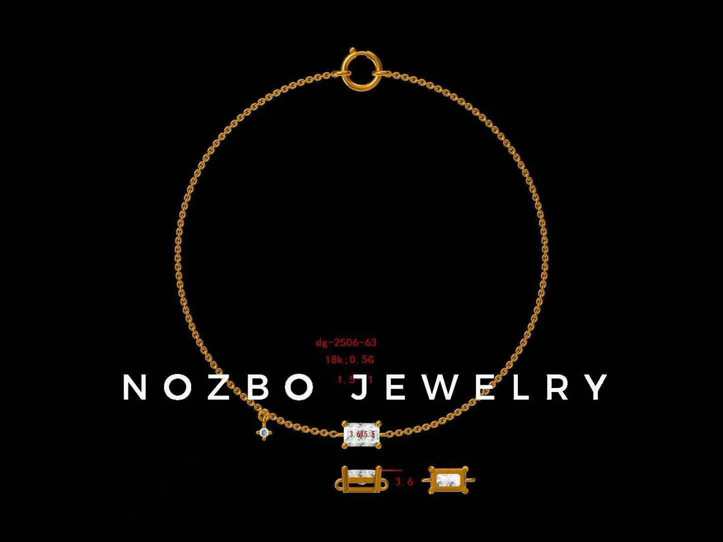 Radiant Cut Lab Grown Diamond Bracelet