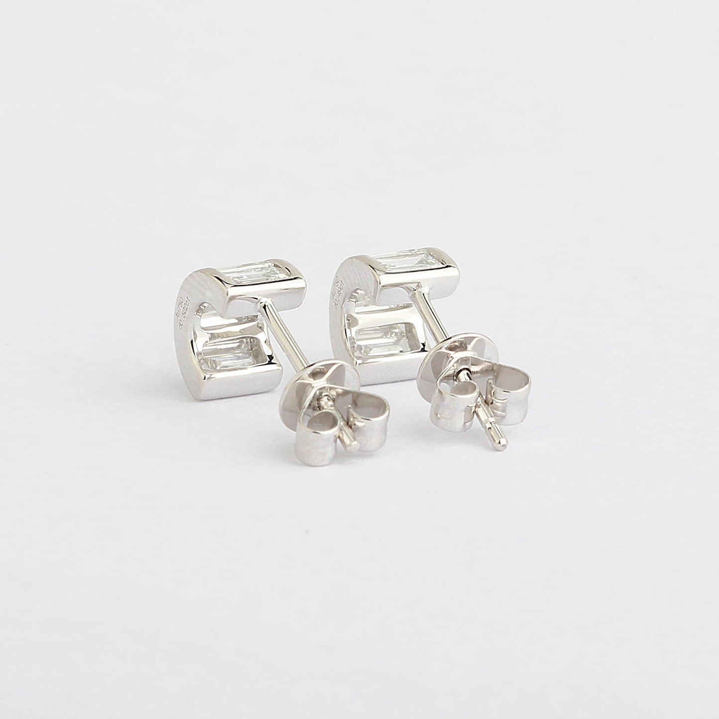 Baguette-Labordiamant-Ohrstecker (1,00 ct. tw.)