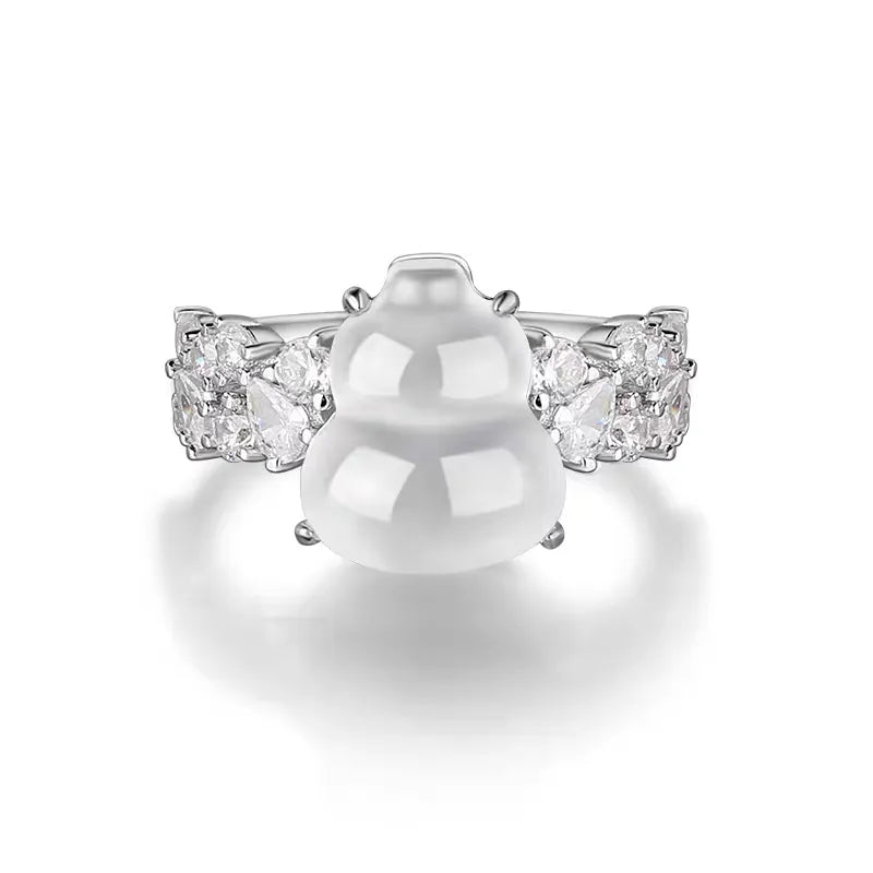 Albite Jade Adjustable Ring