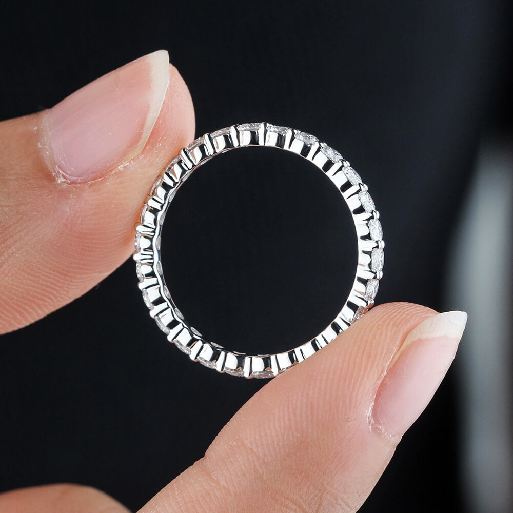 Lab-Grown Diamond Eternity Ring In 925 Silver
