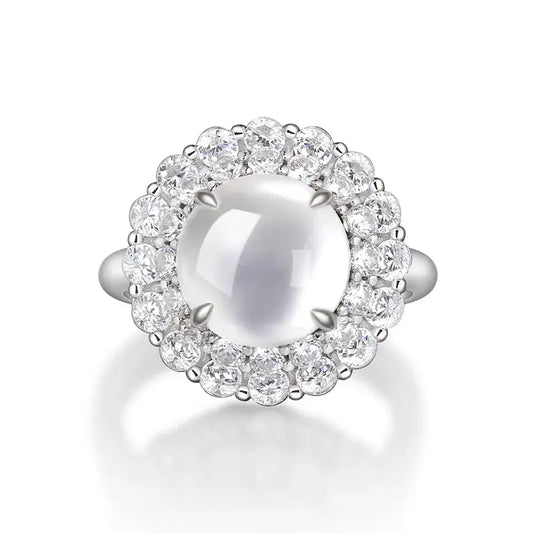 Albite Jade Adjustable Ring