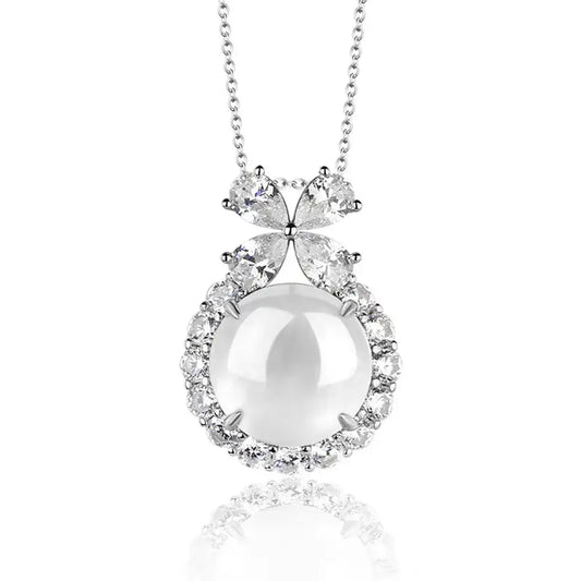 Albite Jade Pendant Necklace
