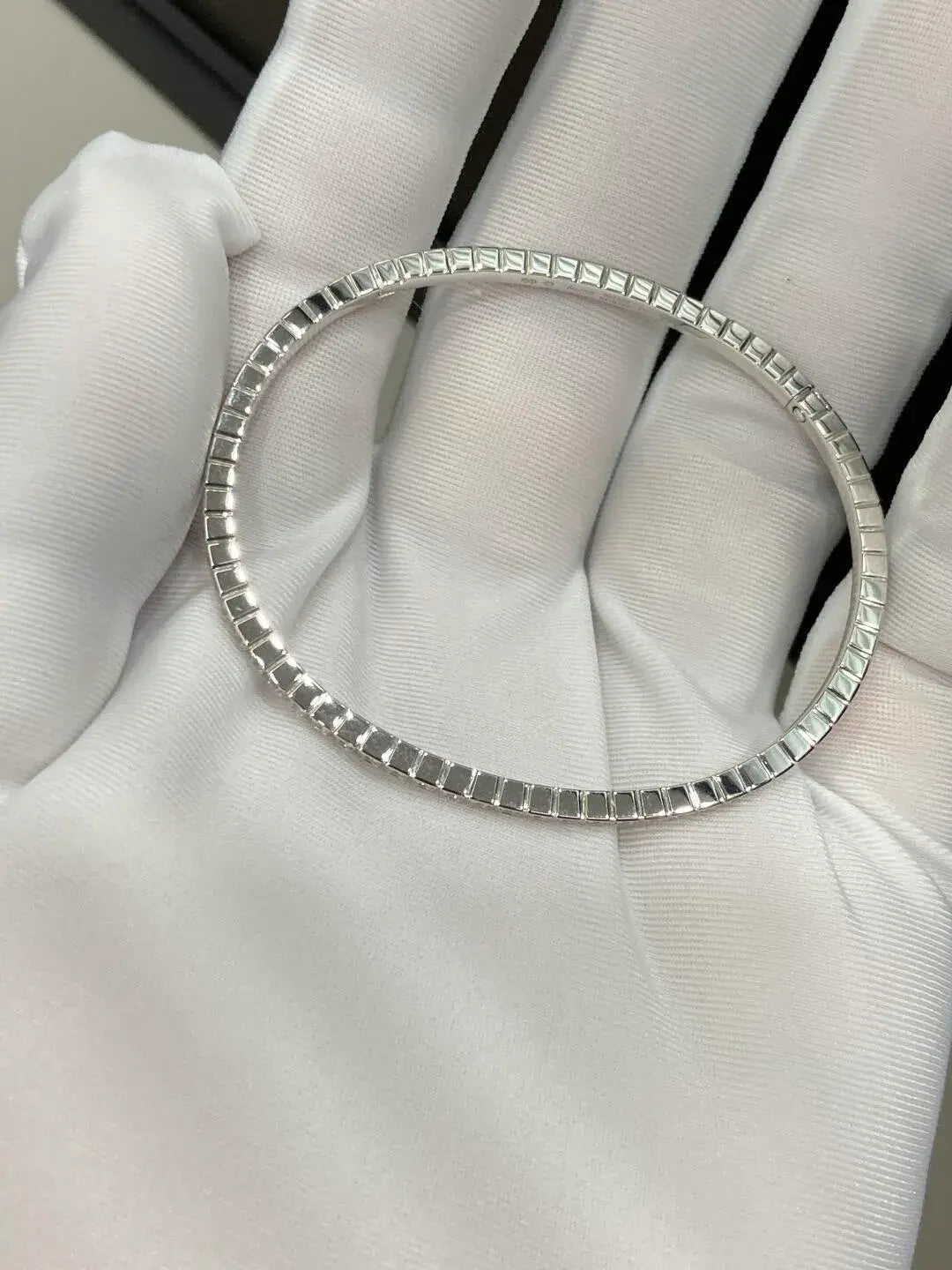 Full Round Lab Grown Diamond Bangle