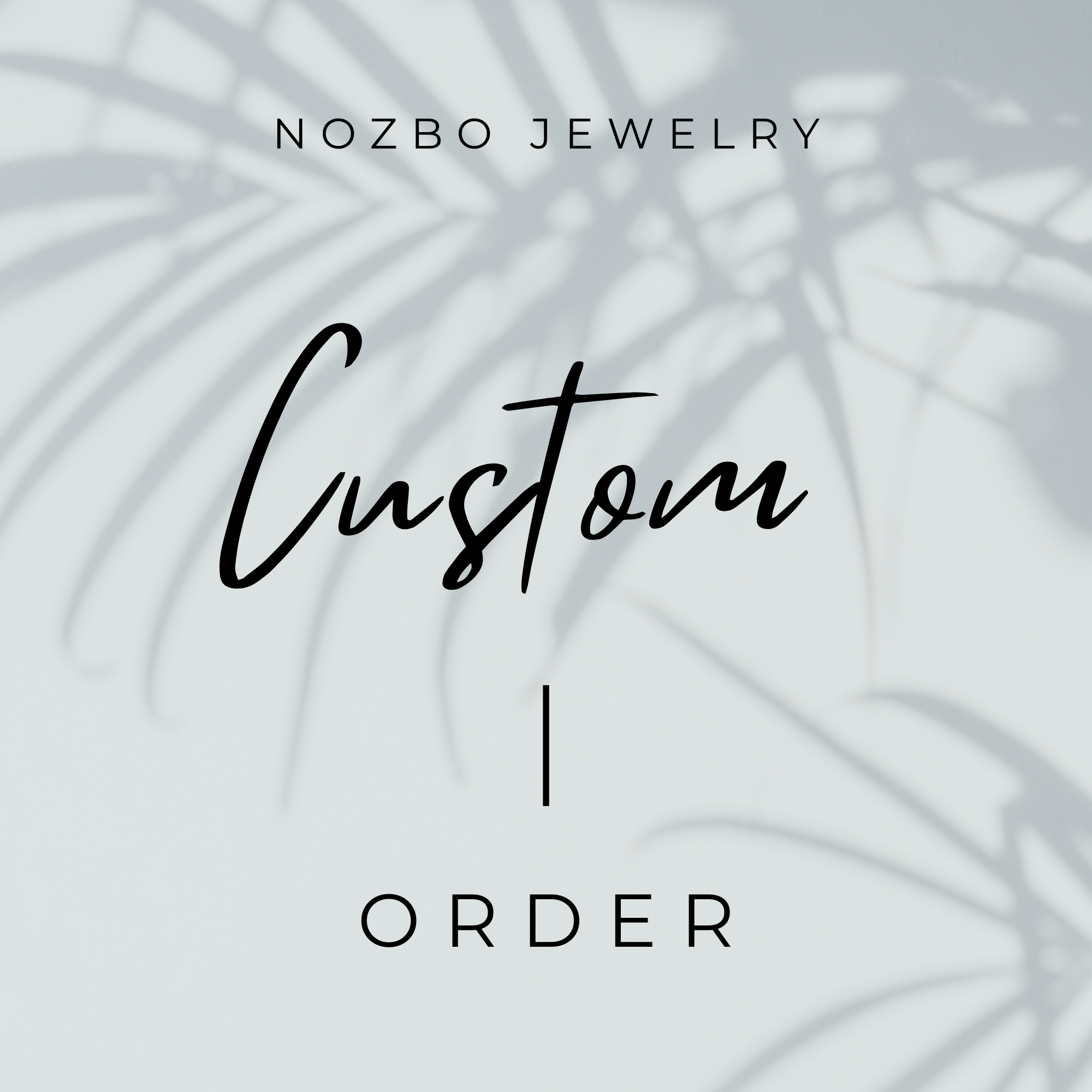 Custom Order Lab Diamonds Timeless Jewelry – NOZBO JEWELRY