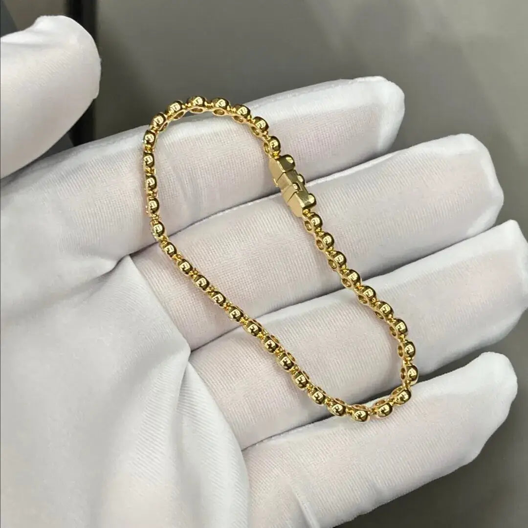 Each 0.1-carat Lab Grown Diamond Bezel Set Stackable Tennis Bracelet