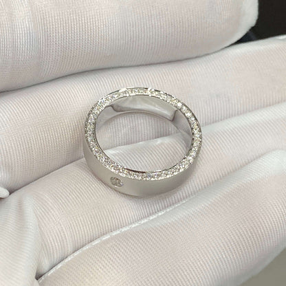Unique Single-Row Men's Lab Diamond Wedding Ring