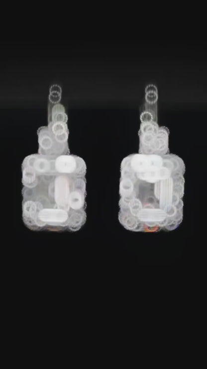 Emerald-Cut Lab Grown Diamond Drops Earrings